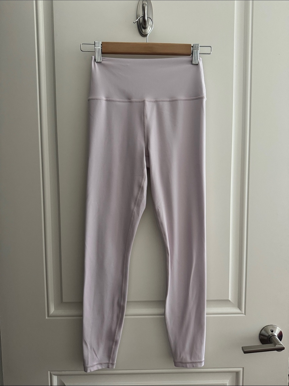 Athleta High-Rise Leggings in Pale Lavender